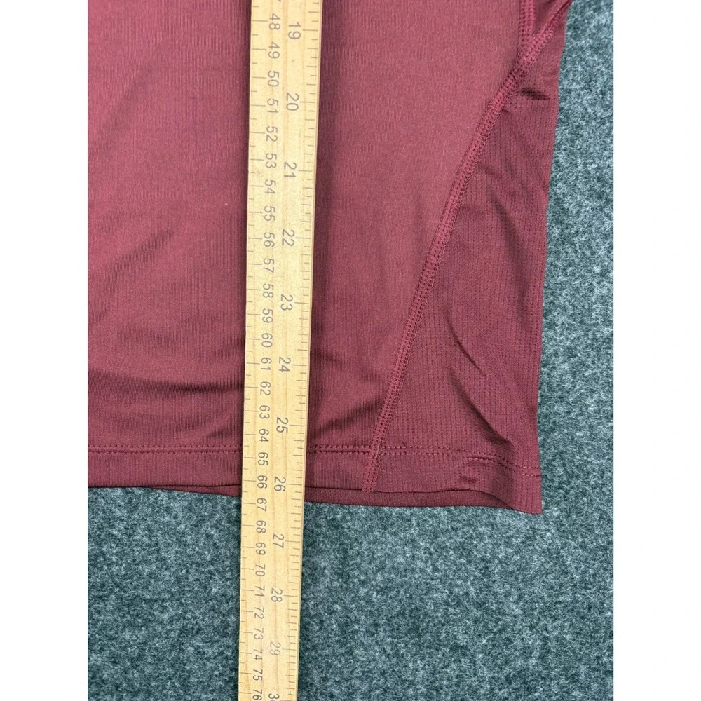 Civil Regime x Death Note Rash Guard Mens Medium Maroon Long Sleeve Anime Shirt